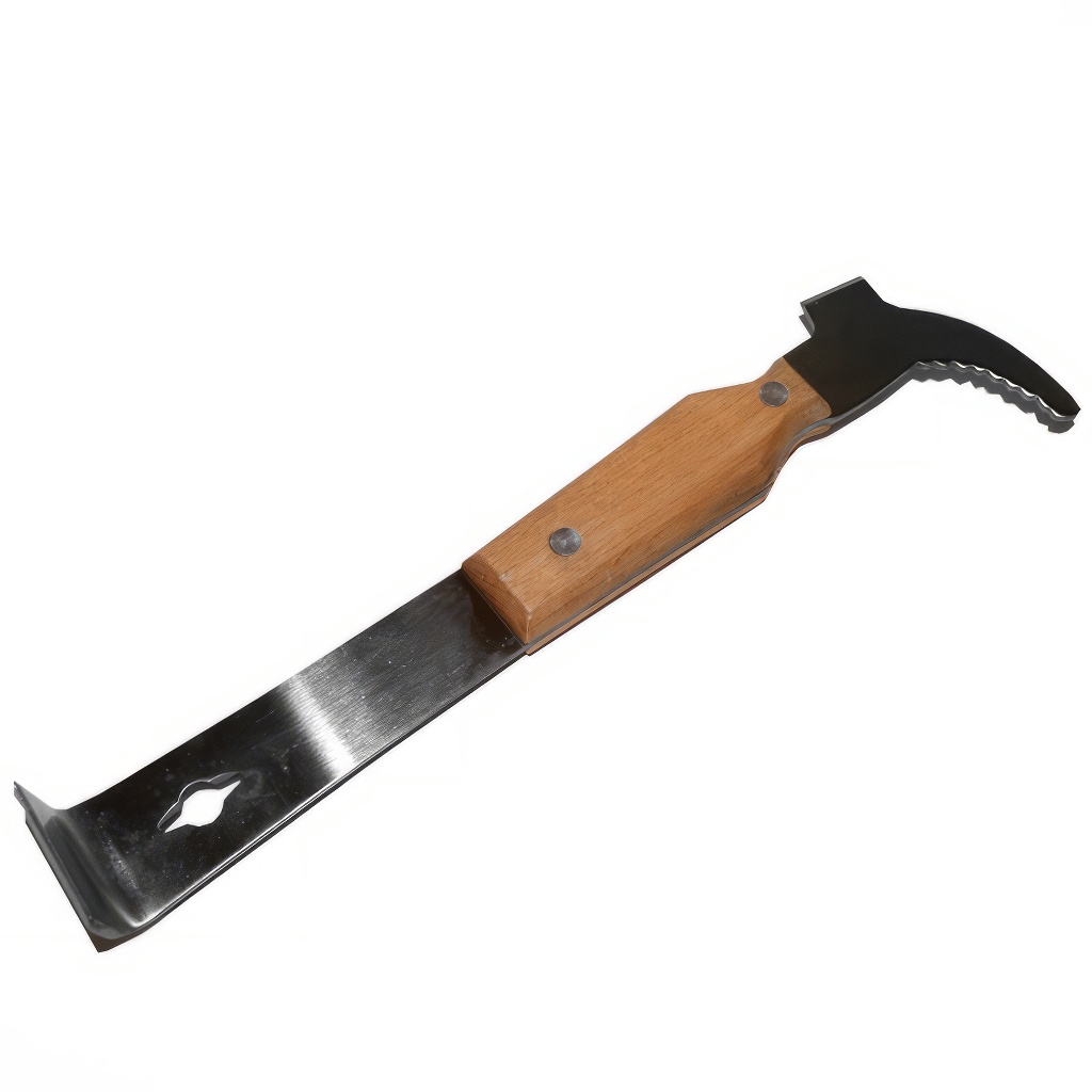 Kupkniv med trähantag